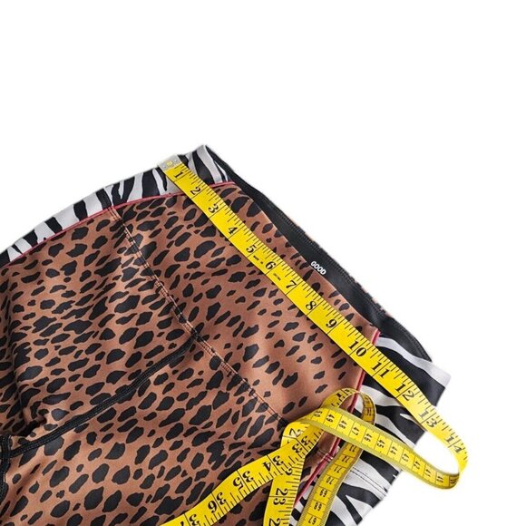 Good American Essentials High Waist Mixed Animal Print Athletic Leggings, 2/US M - Picture 3 of 11